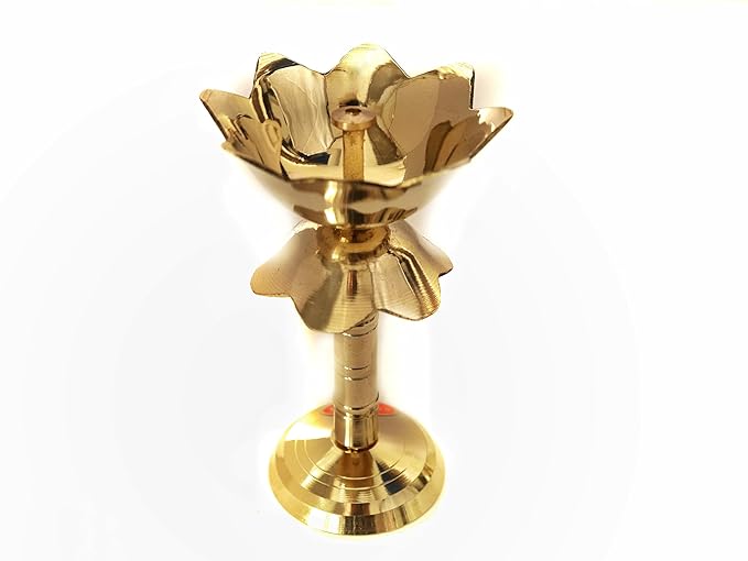 Brass Lotus Kamal Nanda Jyoth Diya