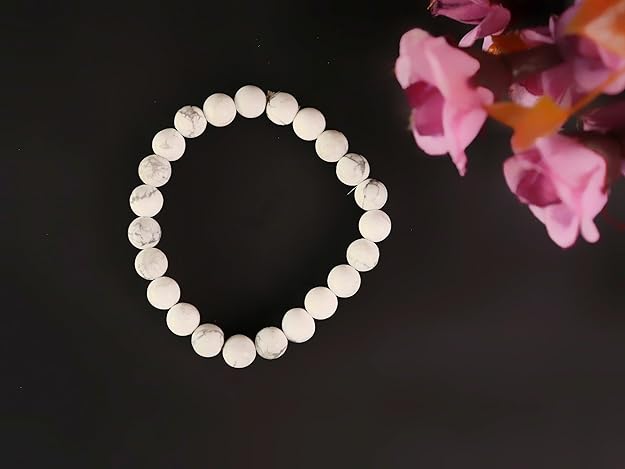 Natural  Howlite Bracelet