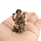 Lakshmi Narasimha | Miniature God Idols | Patina | Protection & Wealth |