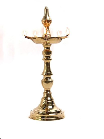 Pure Brass Diya 9 inch