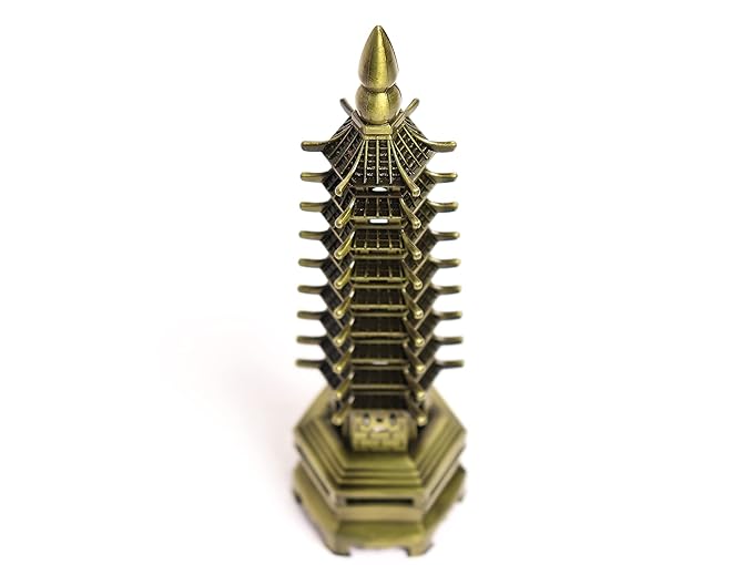 Brass Education Pagoda Tower - 7 Inch