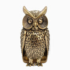 Brass Owl Statue for Good Luck - 3 Inch | Idol for Home Decor | Showpiece |