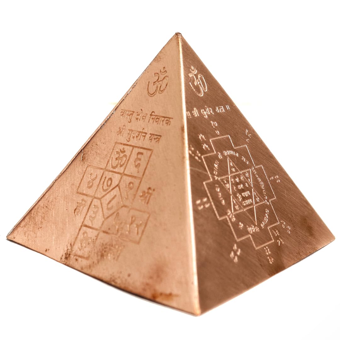 Copper Pyramid Vastu for Home - 3 Inch
