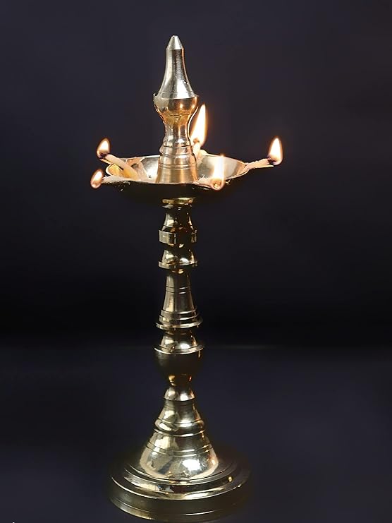 Pure Brass Diya - 8 Inch