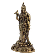 Brass Meenakshi Amman Idol | 4 Inch | Maa Madurai Amman Murti Statue | Meenakshi Kalyanam | Tamil |