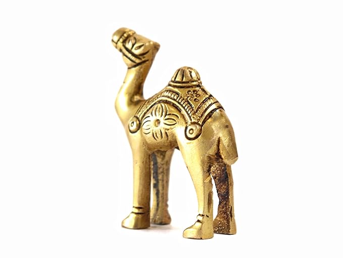 Fine Crafted Brass Camel