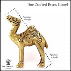 Fine Crafted Brass Camel