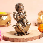 Laxmi Idol | 4 Inch | Lakshmi Devi Murti | Maa Laxmi | Brass |