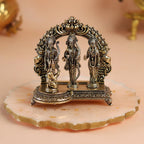 Brass Ram Darbar Idol | 3 Inch | Lord Ram, Sita, Lakshman & Hanuman Murti | जय श्री राम |