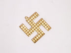 Brass Swastik Pyramid - 3 Inch