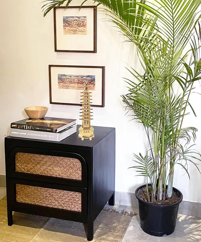 Gold Finish Pagoda Metal Tower