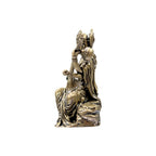 Brass Saraswati Maa Idol | 2 Inch |Small Idols for Pooja Room | Home Decor | Housewarming Gift |Goddess Saraswati MATA Ji | Pital |