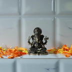 Brass Ganpati Idol for Home - 2 Inch
