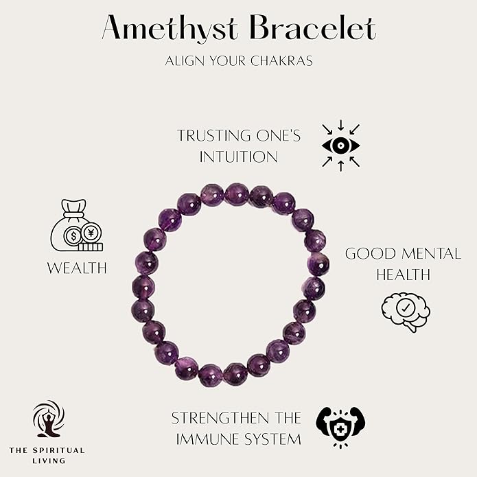 Natural Amethyst Bracelet