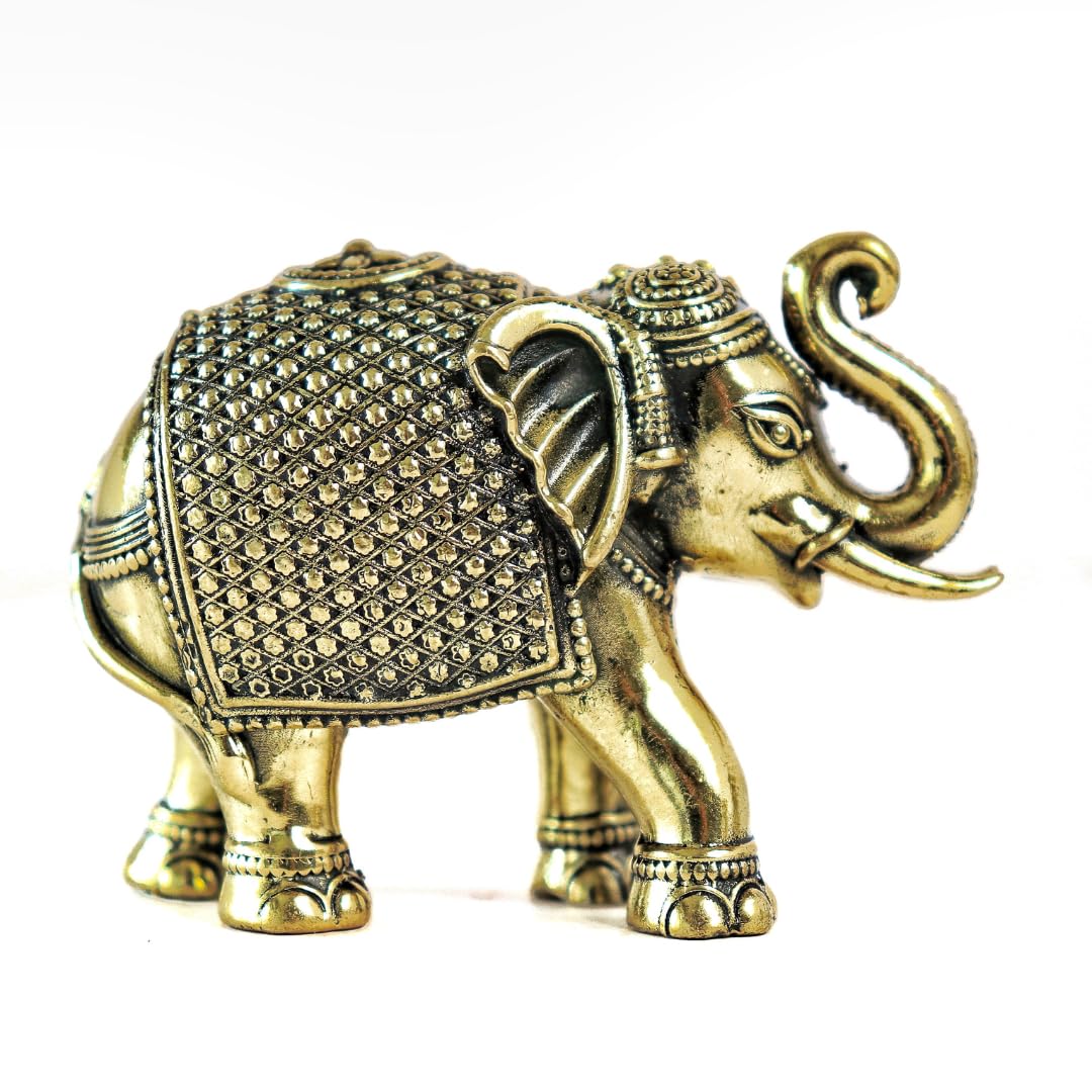 Elephant Statue for Good Luck | 2.5 Inch - Set of 2