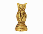 Brass Owl Statue for Vastu - 2.5 Inch