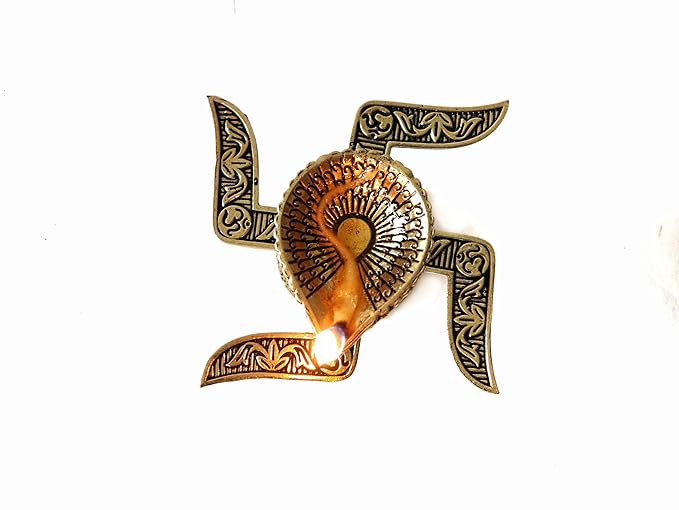 Premium Fine Crafted Swastik Diya