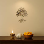 Brass Kalpavriksha Tree Wall Hanging | 8.5 Inch | Kalpavruksham | Showpiece