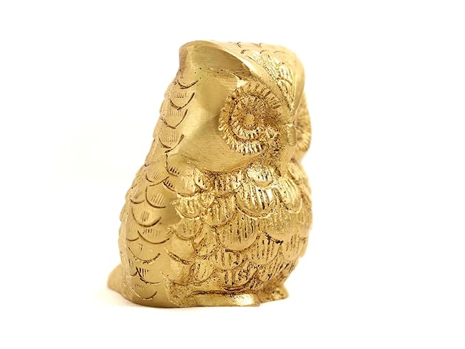 Owl Statue (Brass) 2.5 inch