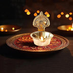 Shank Chakra Diya - 3 Inch