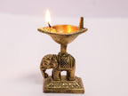 Elephant Diya ( Brass) (Pack of 2)