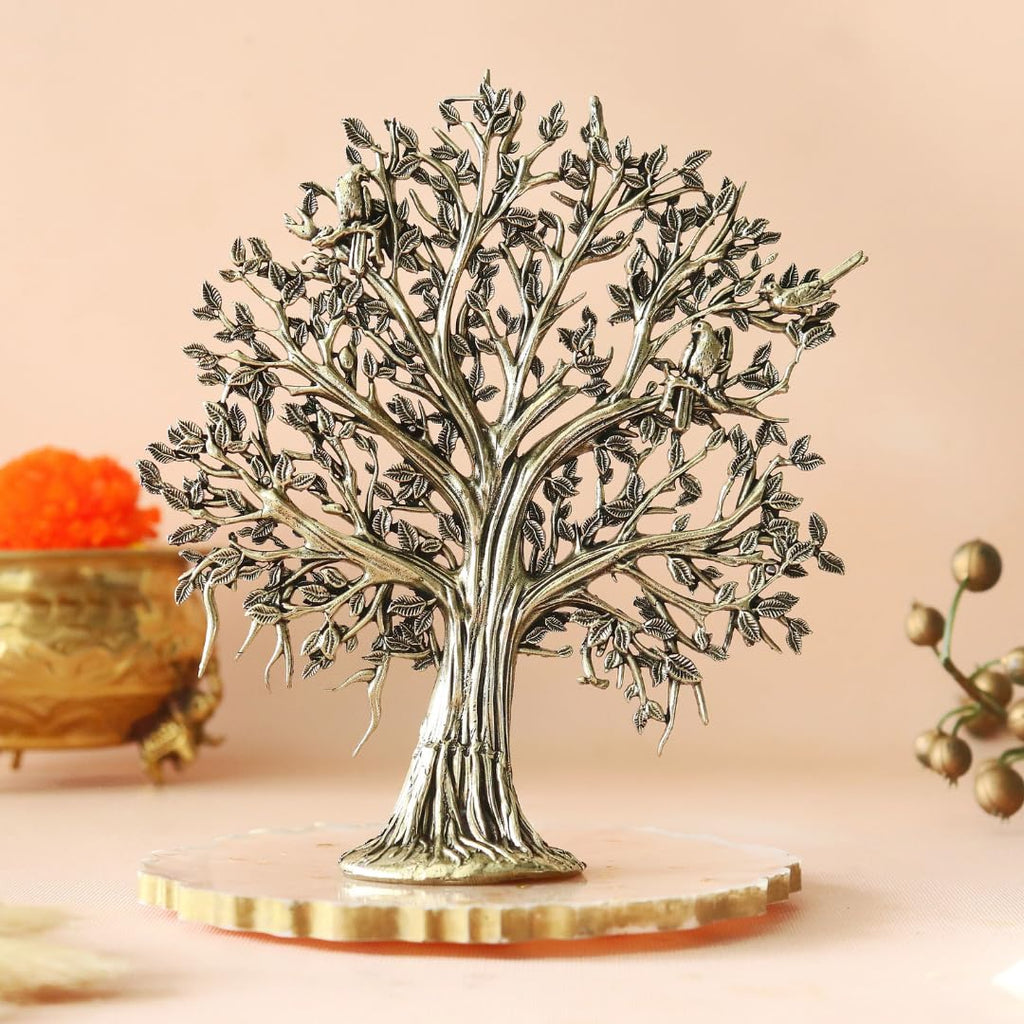Fine Crafted Tree of Life | 6 Inch | Kalpavriksha Tree | Table Top Decor | Vastu Remedy |