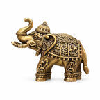 Brass Appu Elephant Statue for Good Luck | 2.5 Inch | Diwali Gift | Corporate Gifting | Temple Decor | Housewarming | Vastu |