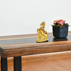 Golden Finish Jumping Horse Statue 4 INCH