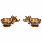 Small Elephant Diya | 2.25 Inch |  Kuthu Vilakku | Decoration Items for Home Decor | Diwali | Ideal for Gifting |