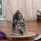 999 Silver Plated Laxmi Idol | 4 Inch | God of Wealth | Lakshmi Devi Idol | MATA | लक्ष्मी |