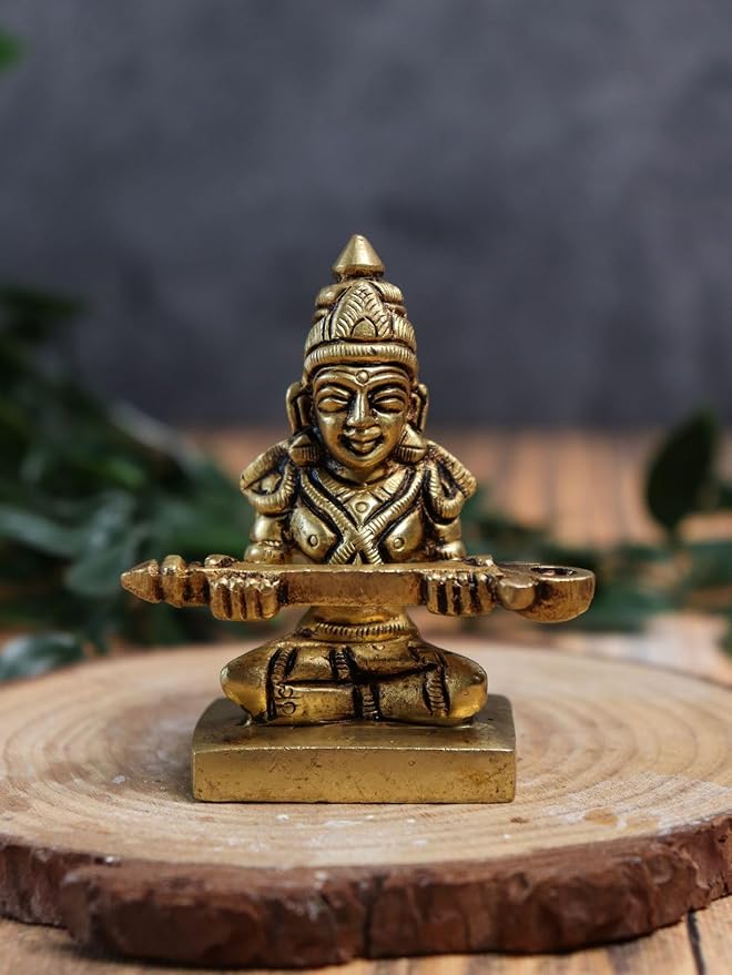 Brass Maa Annapurani Ji Idol - 3 Inch