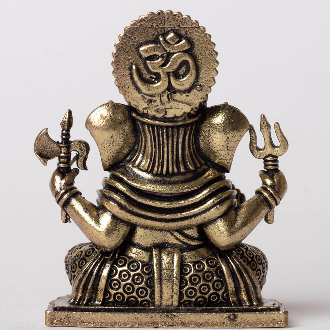Brass Ganpati Idol for Home - 2 Inch