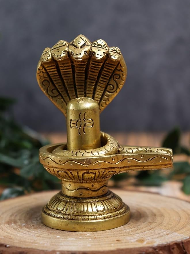 Brass Shivling for Pooja - 3 Inch