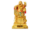 Laughing Buddha with Fish - 5 inch