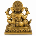 Resin Ganesha Idol | 5.5 Inch | Lord Ganpati Statue | Home Temple | Housewarming | Ganesh Chaturthi Gift | गणपति बप्पा मोरया |