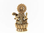 Brass Saraswati Maa Murti - 2.5 Inch