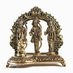 Brass Ram Darbar Idol | 3 Inch | Lord Ram, Sita, Lakshman & Hanuman Murti | जय श्री राम |