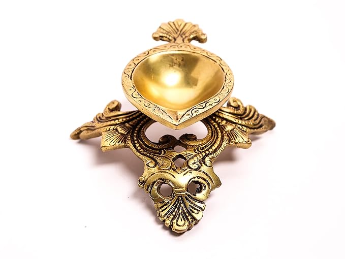 Oil Lamp Beautiful (Brass)Diya 6 inch