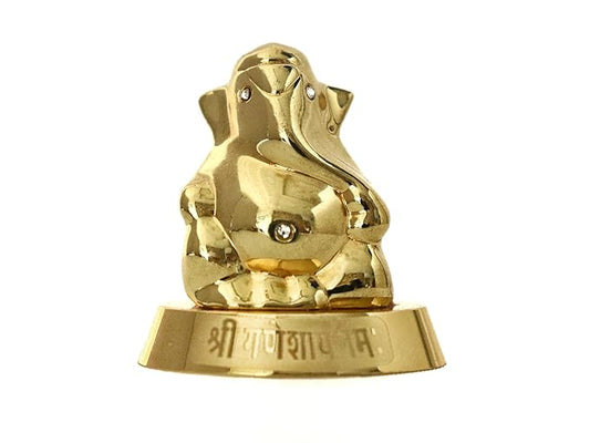 Gold Plated Small Ganpati 2.5 inch