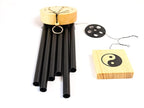 Black & Beige Windchimes - 6 Pipes