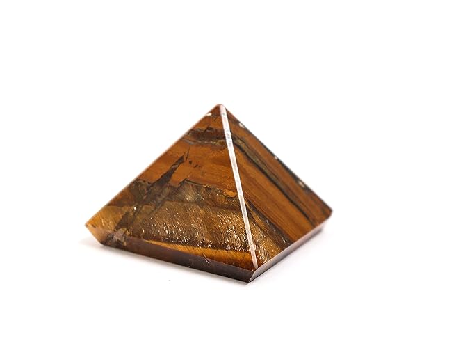 Natural Tiger Eye Crystal Pyramid