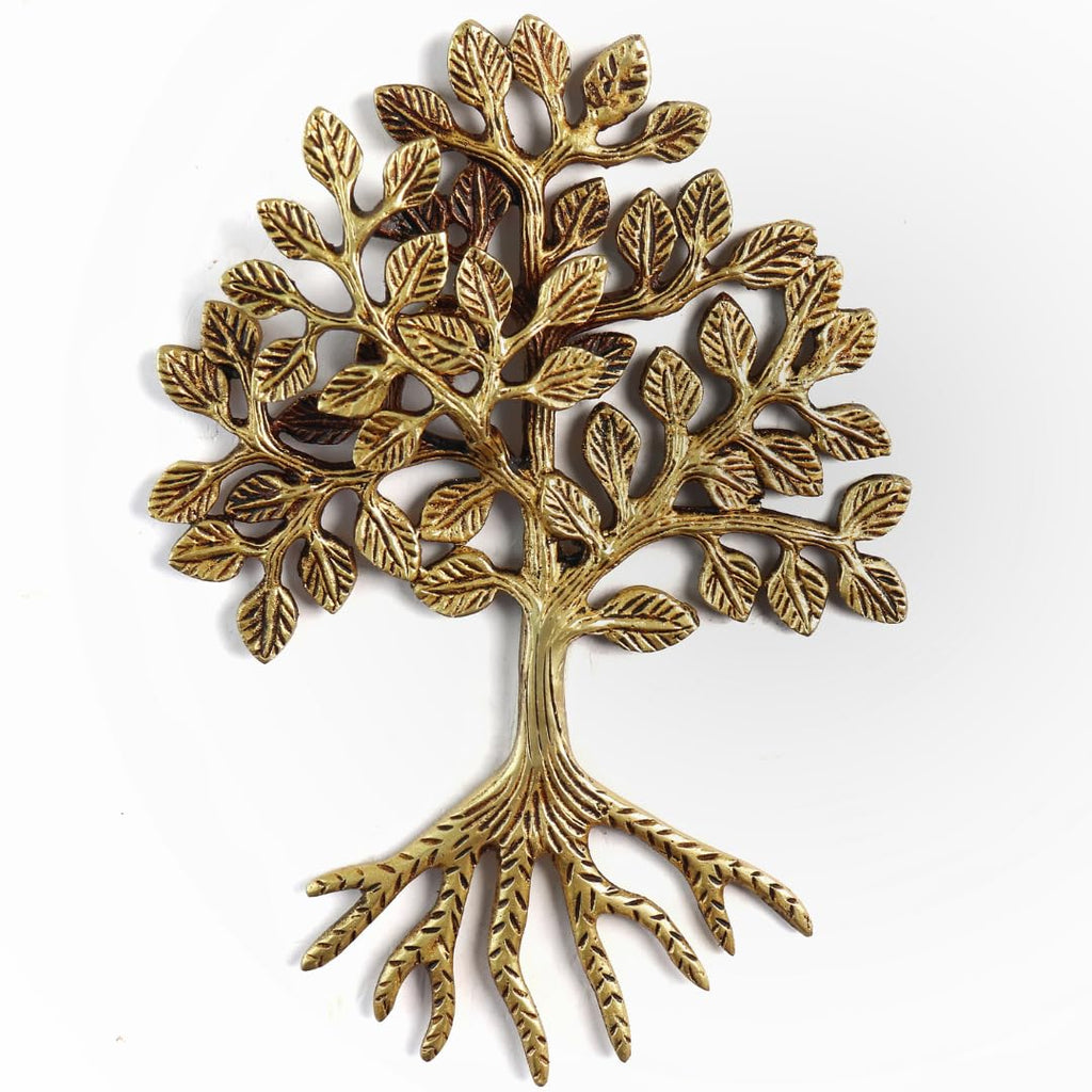 Brass Kalpavriksha Tree Wall Hanging | 8.5 Inch | Kalpavruksham | Showpiece