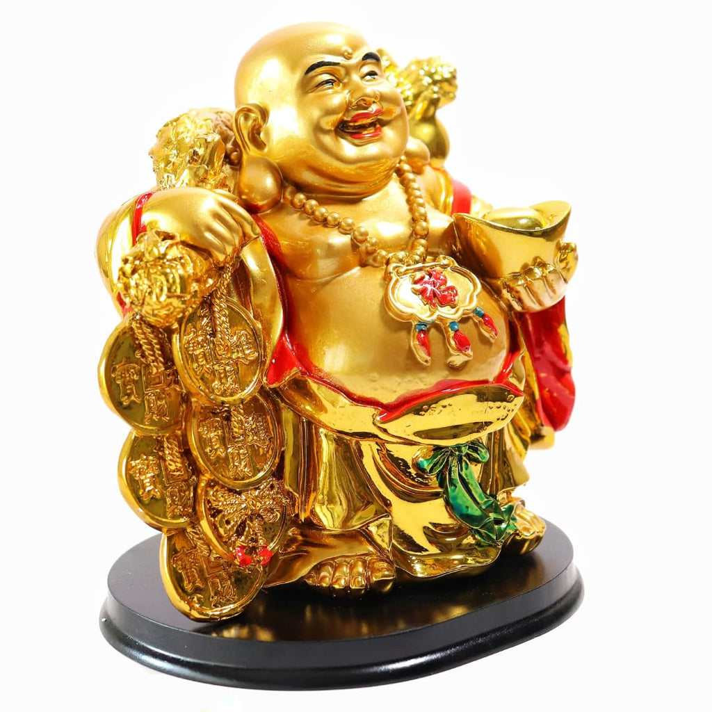 Laughing Buddha for Money and Good Luck - 7 Inch