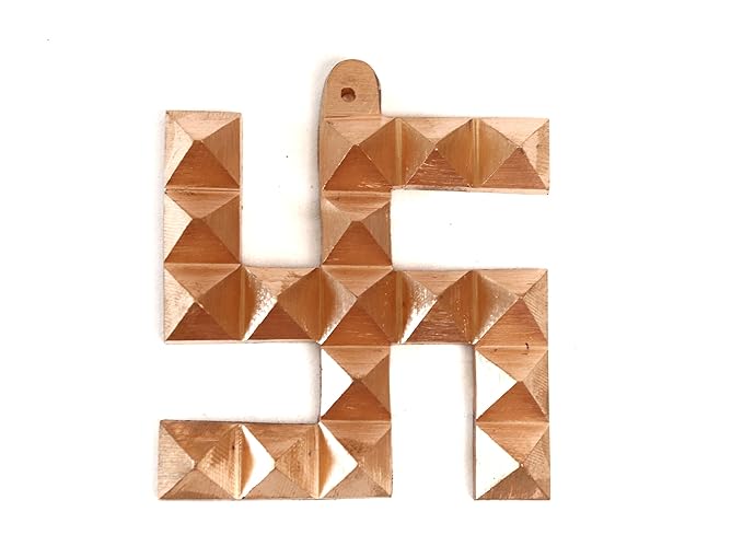 Swastik Pyramid (Copper) 4 Inch