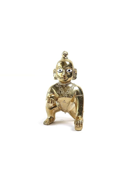 Laddu Bal Gopal (Brass ) 3 Inch