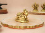 Nandi Idol Small Size | 4.5 Cm | Brass Murti | नंदी | Bull | Vastu | Ideal for Gifting | Nandi for Shivling | Miniature |