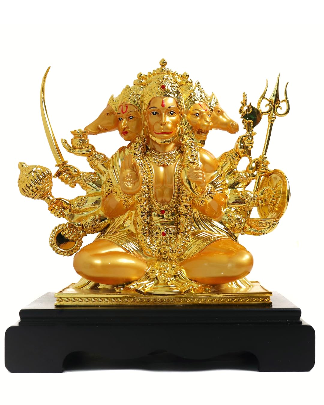 Resin Panchmukhi Hanuman Ji Murti | 10 Inch | Big Idol | BajrangBali Statue | जय श्री राम |