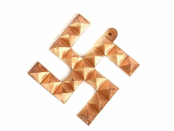 Swastik Pyramid (Copper) 4 Inch