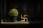 Brass Swastik - 4 Inch