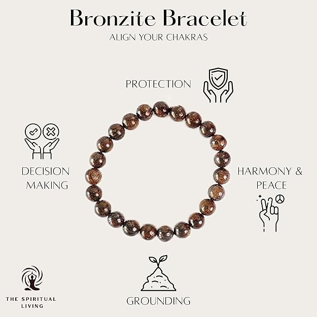 Natural Bronzite Bracelet